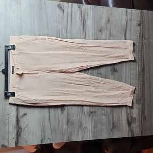 Sisley Jogger Style Pants in Peach NWOT